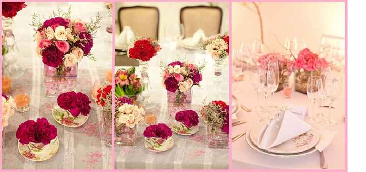 Cores de flores predominam