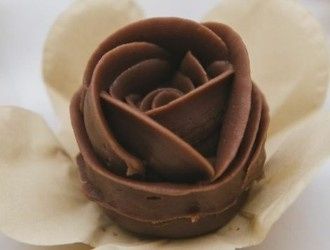 Flor de chocolate belga