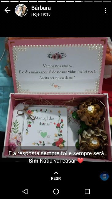 Caixa convite para damas adultas - 5
