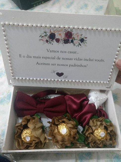 Caixa convite para padrinhos - 3