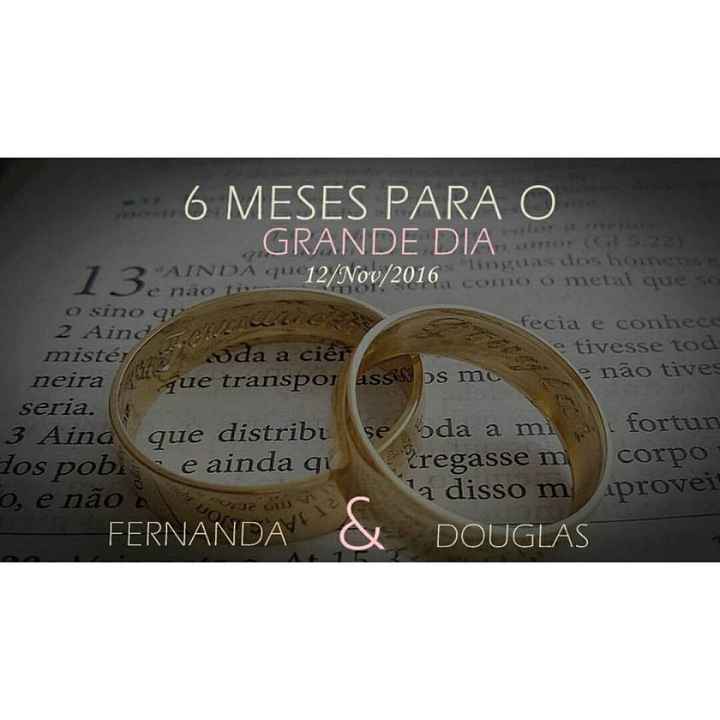 Faltam 6 meses