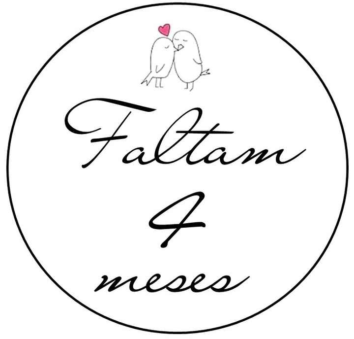Faltam 4 meses