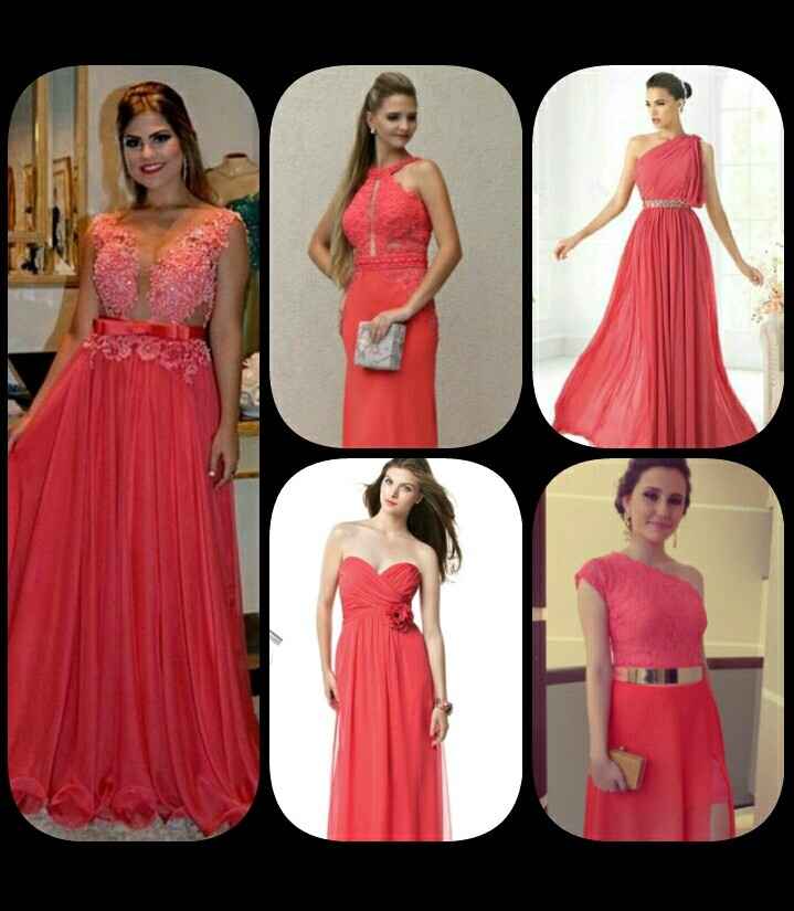 Tons dos vestidos das madrinhas!!! - 2
