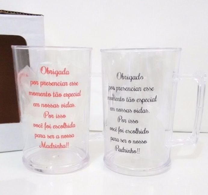 lembrança padrinhos