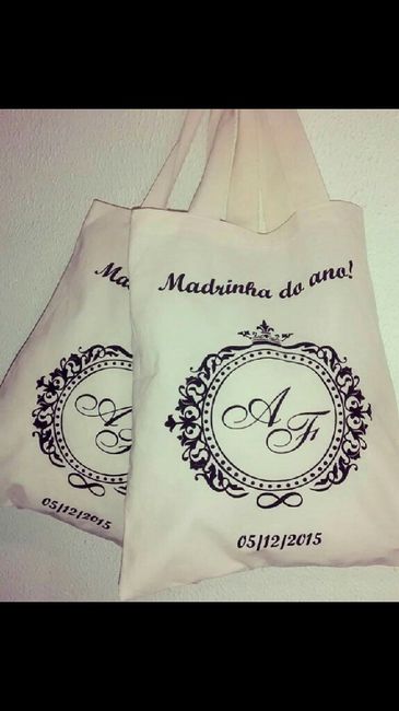 Lembrancinhas dos padrinhos - 1