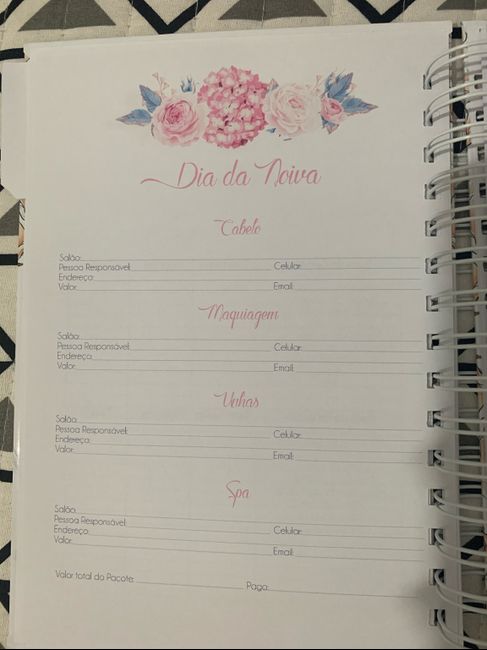 Agenda/planner da Noiva 5