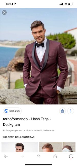 Traje do Noivo Marsala ou Azul Marinho ? 1
