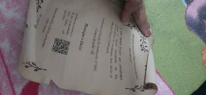 convite de Casamento/padrinhos - 2