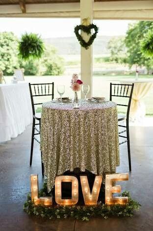 Sweetheart table - achei as inspirações - 2