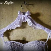 Cabide da noiva -diy- renda e lacinho +forminha de doces diy - 1