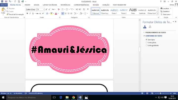 MInhas plaquinhas