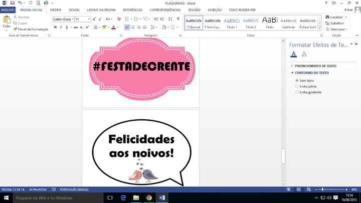 MInhas plaquinhas
