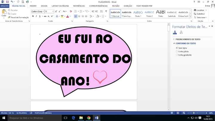 MInhas plaquinhas
