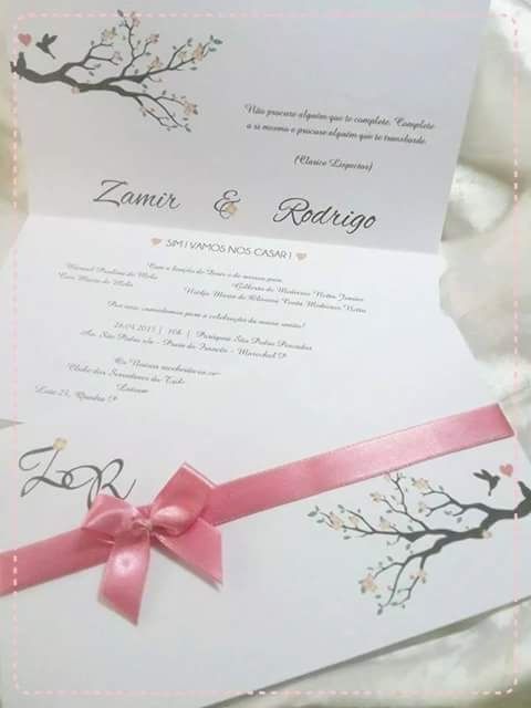 Convites de casamento - 3