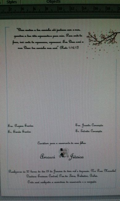 Meu convite. - 2