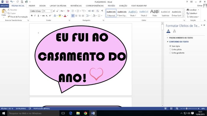 MInhas plaquinhas
