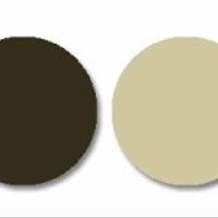 Verde, marrom e bege