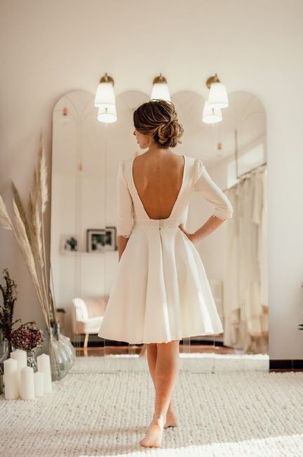 Vestido curto. - 2