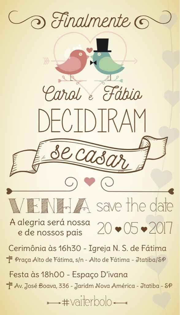 Meus convites fora do padrão..??? - 1