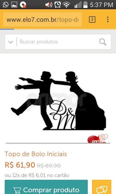 Topo do bolo - 1