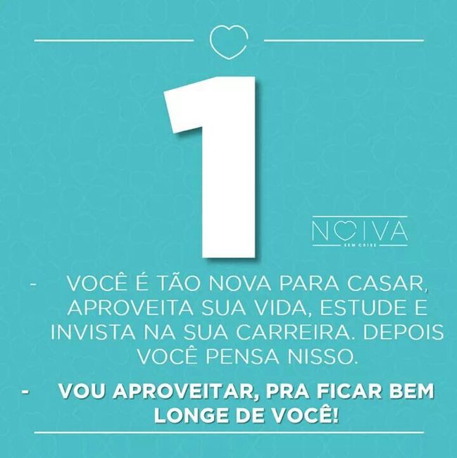 Dez coisas que nunca devem ser ditas a uma noiva . 2