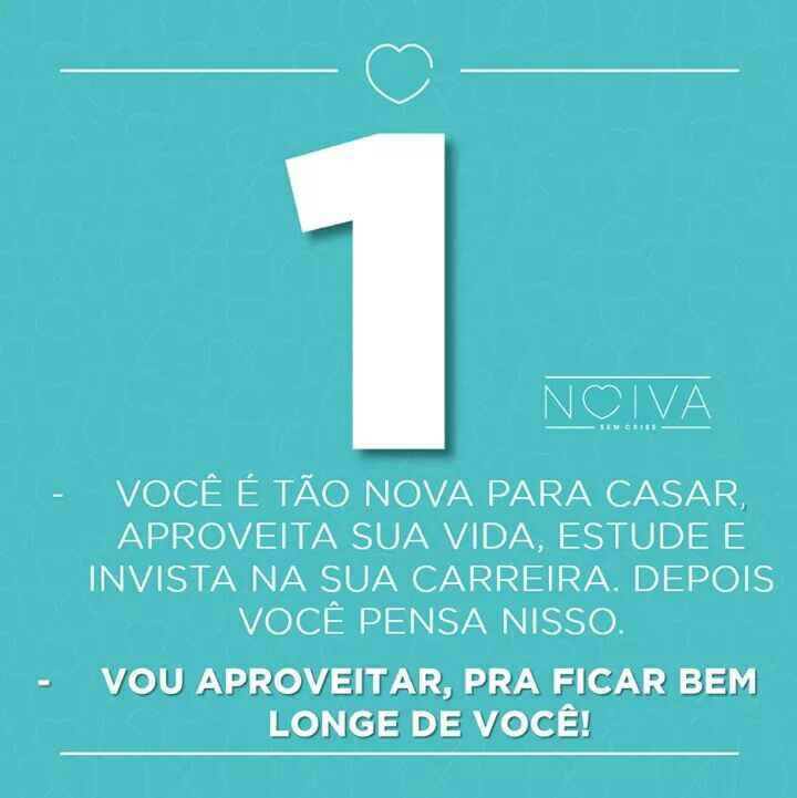 Dez coisas que nunca devem ser ditas a uma noiva . - 2