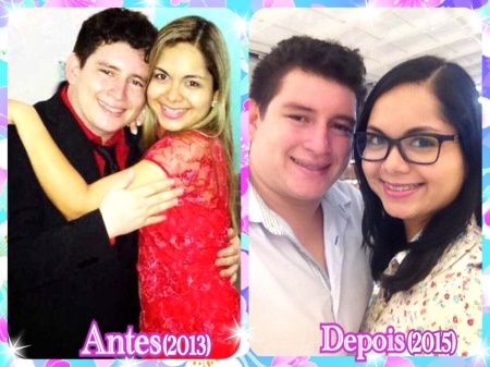Meu noivo e eu: foto de antes e depois :) - 1
