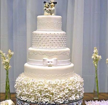Bolo de casamento 2 "inspiração "