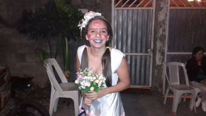 Jogando o buque