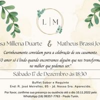 Sobre frase em convite de casamento - 1