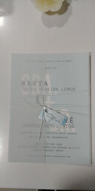 Confecção de convites - 1