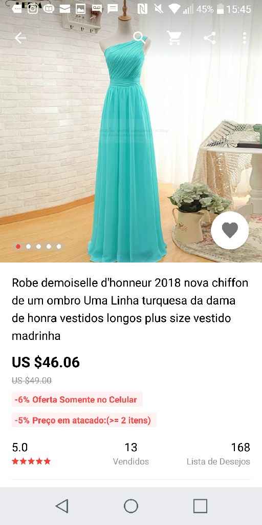 Vestido madrinha - aliexpress - 1