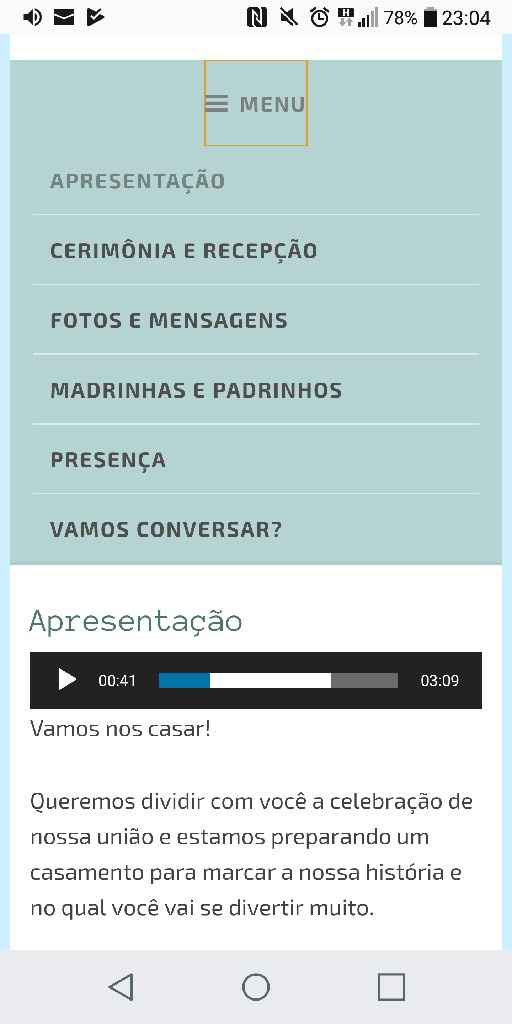 Meu site de casamento #vemver #vemopinar - 1