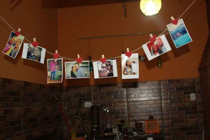 apaixonada nivel 100 pelo meu varal de fotos