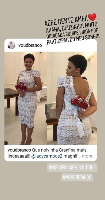 Meu vestido de noiva (civil)👰 5