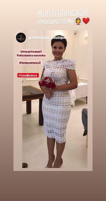 Meu vestido de noiva (civil)👰 6