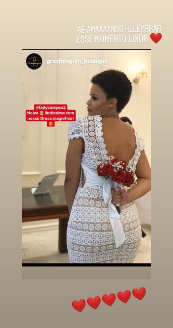 Meu vestido de noiva (civil)👰 7