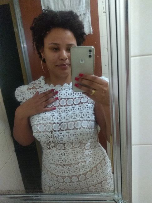Meu vestido de noiva (civil)👰 4