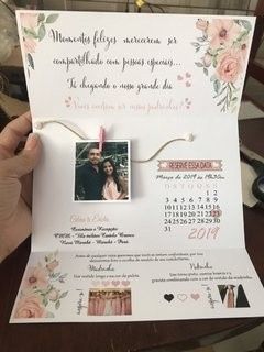 Inspiração de convite para as madrinhas e padrinhos