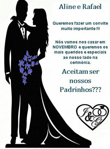 Convite virtual de padrinhos - 1