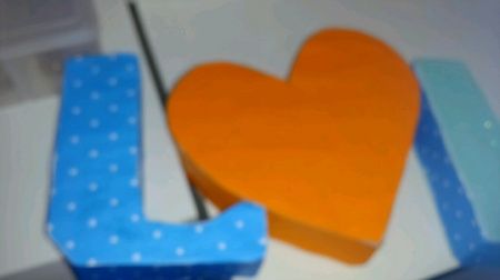 Letras decorativas para a mesa de doces. - 3