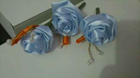 Diy flores de lapela para noivo, pai e padrinhos - 1