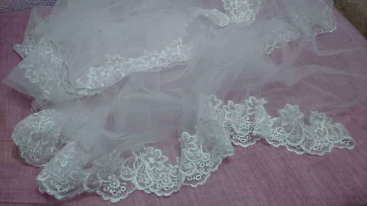 Meu mantilha e vestido de noiva - 4