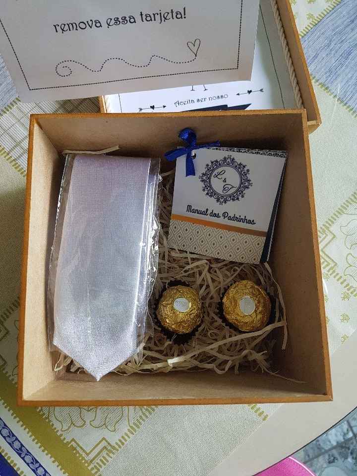 Caixa dos padrinhos (convite) - 2