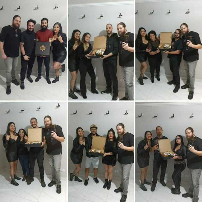 Entrega das caixinhas (padrinhos e madrinhas, mães e Damas e Pajem) 2