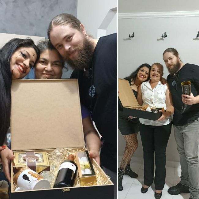 Entrega das caixinhas (padrinhos e madrinhas, mães e Damas e Pajem) 6
