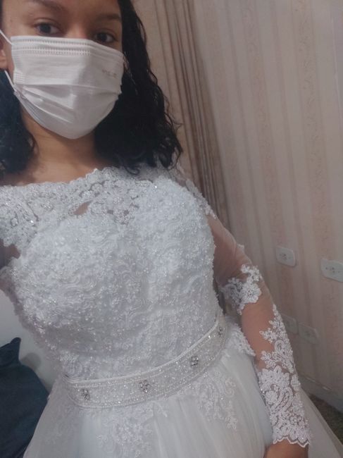 Troquei meu vestido faltando 1 mês 2