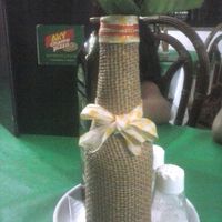 Modelo de garrafa rústica