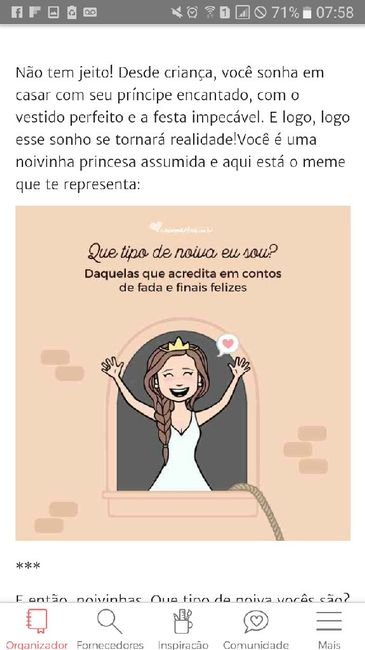 RESULTADO: Que tipo de noiva você é? 2
