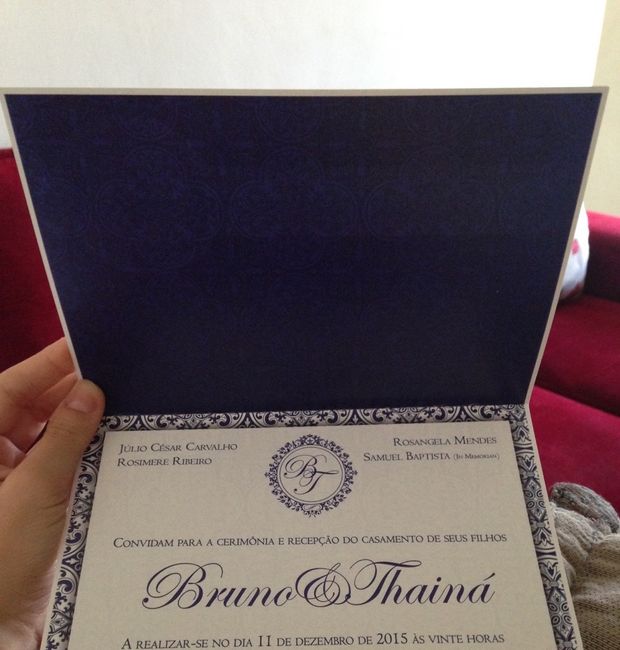 Meu convite de casamento - 2